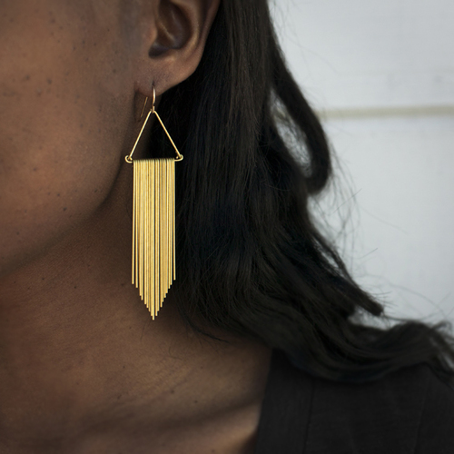 Hellbent Fringe Chevron Earrings Hellbent Fringe Chevron Earrings