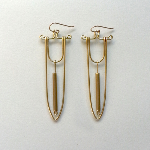 Hellbent Spear & Bead Earrings Hellbent Spear & Bead Earrings