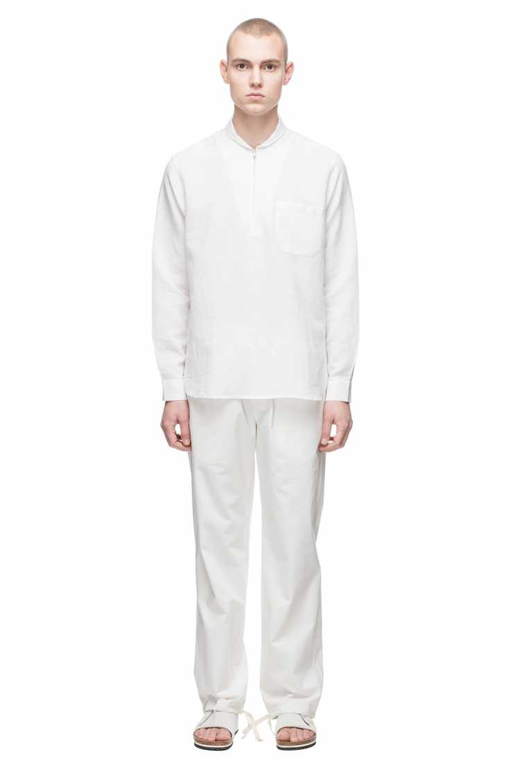 s our legacy shawl zip shirt white garmentory s our legacy shawl zip shirt white garmentory