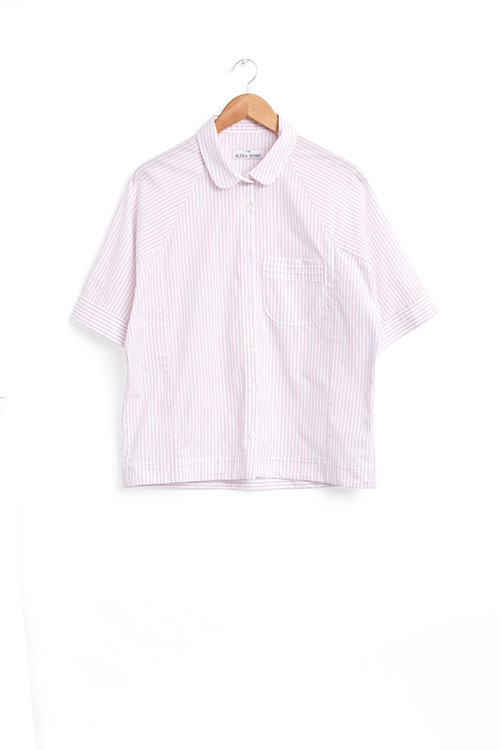The Sleep Shirt Raglan Pajama Top Red and White Stripe The Sleep Shirt Raglan Pajama Top Red and White Stripe
