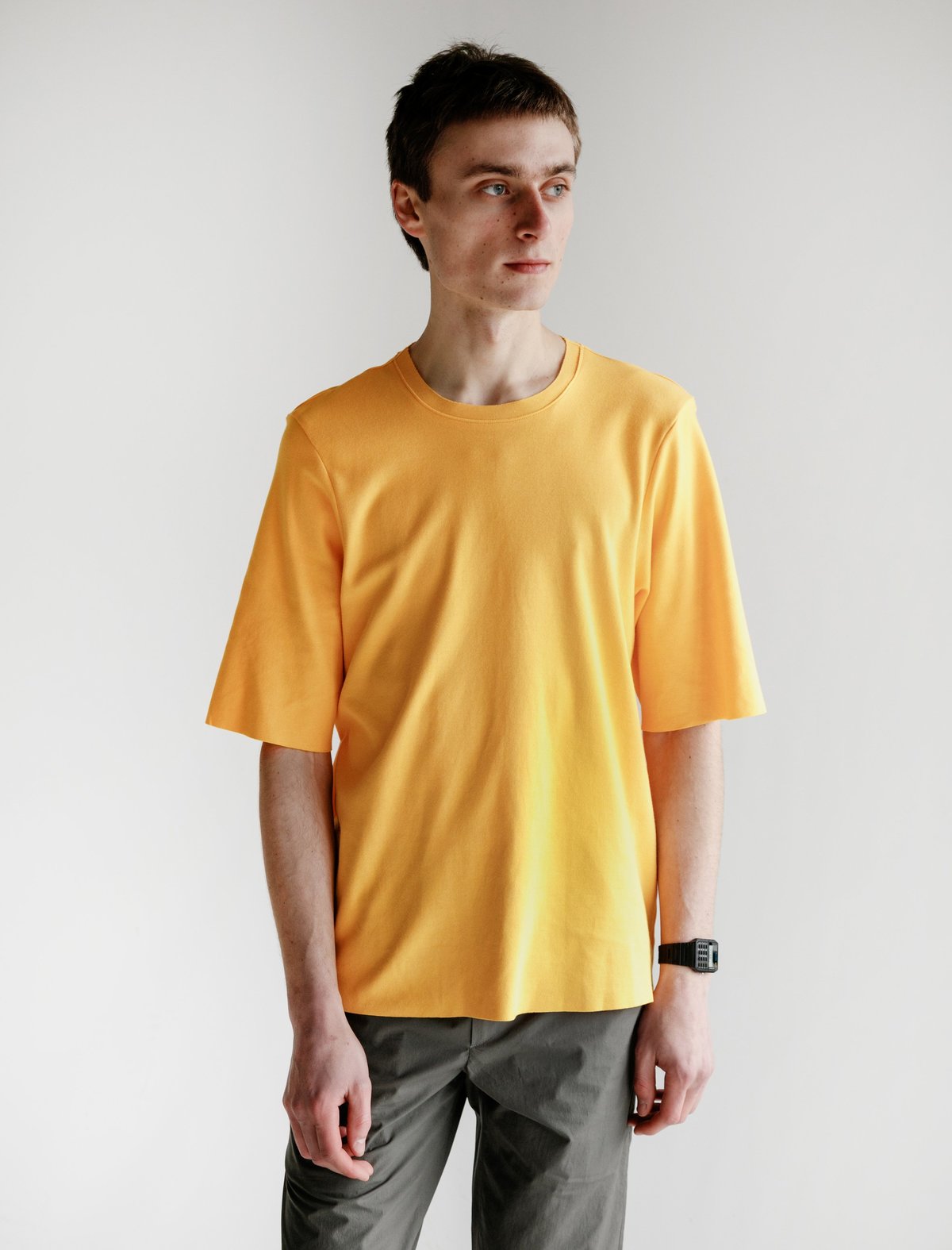 Camiel Fortgens Cotton Jersey Tailored Tee - Yellow | Garmentory