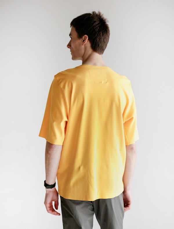 Camiel Fortgens Cotton Jersey Tailored Tee - Yellow | Garmentory