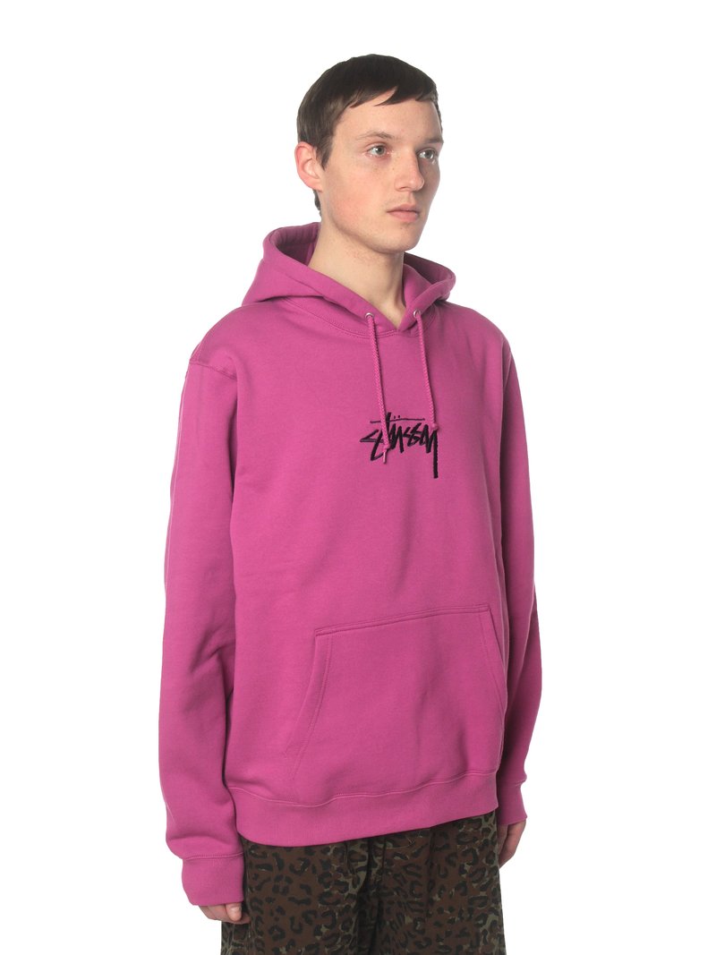 ＊新作アイテムFA20'＊ Stussy Stock Logo Hoodie Stussy Stock Logo Applique Hoodie - Ash Heather | Flatspot