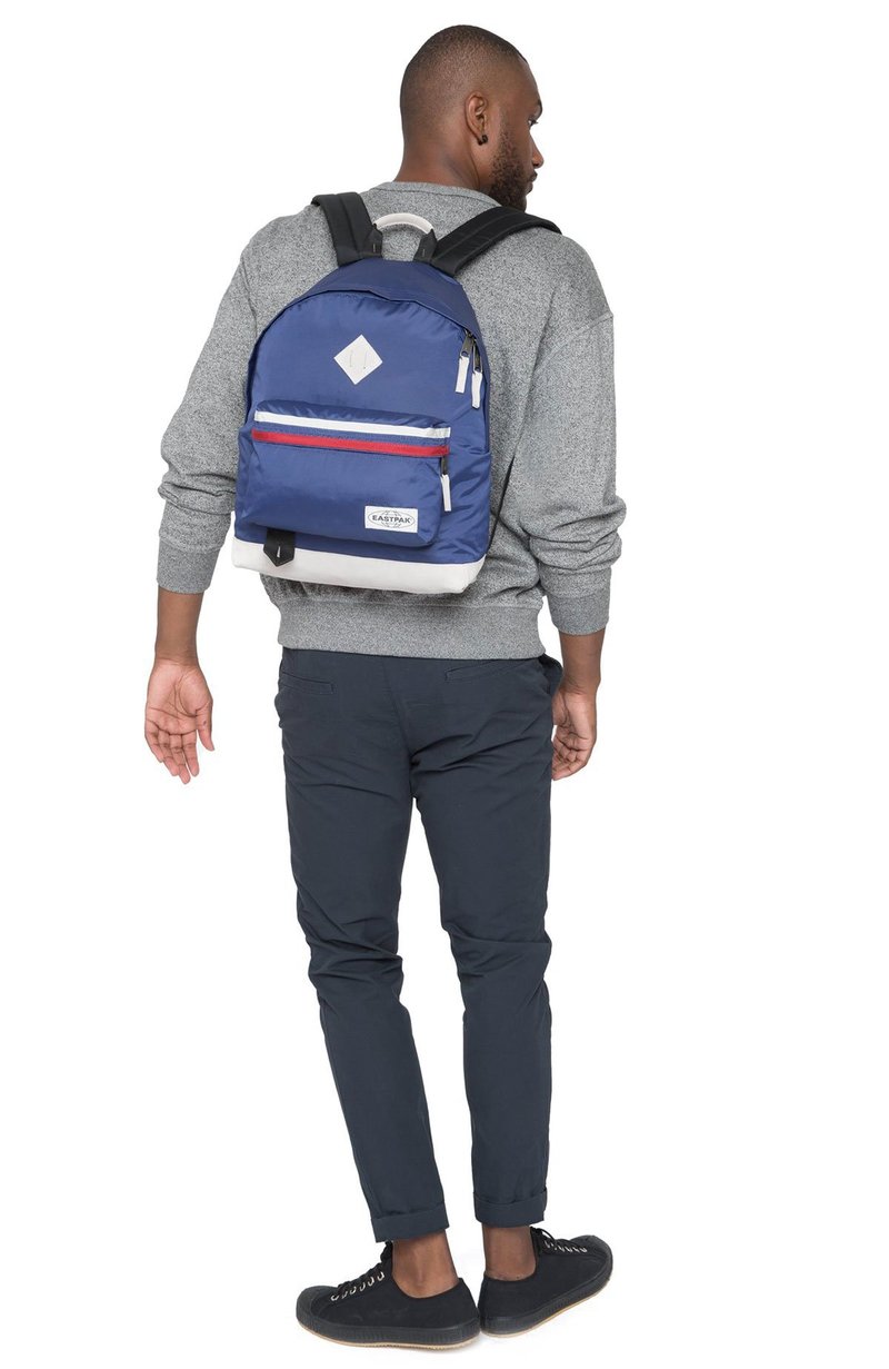 Eastpak Wyoming Backpack Into Retro Blue Garmentory