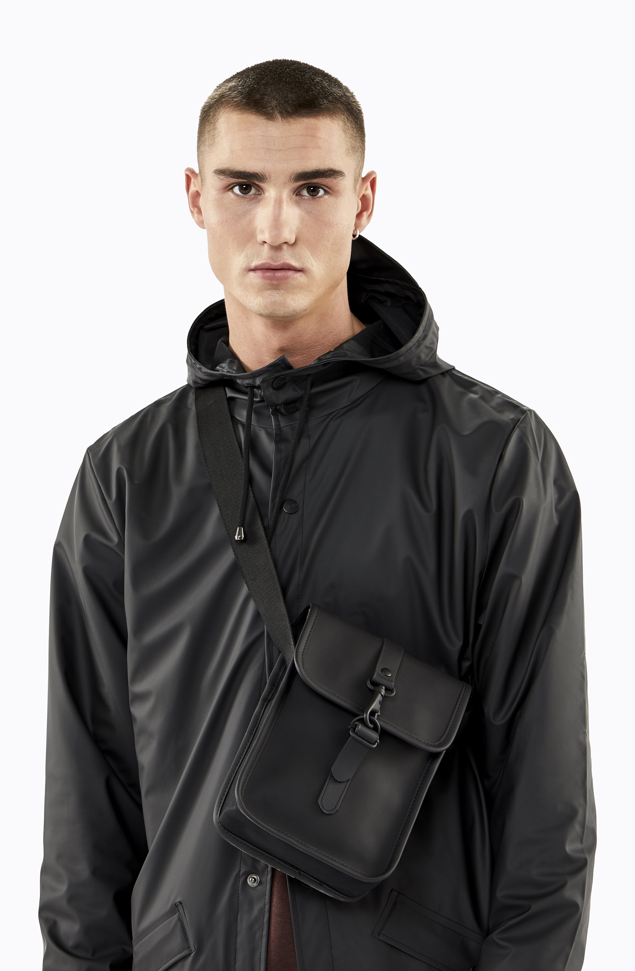 Unisex Rains Flight Bag Black Garmentory