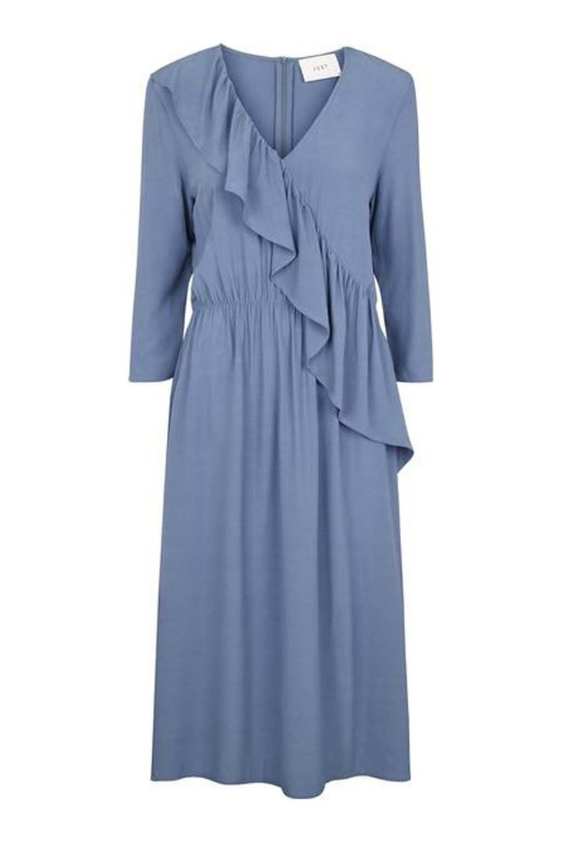 blue provincial dress The Lisianthus Dress in Provencal Blue Floral 12 / Provencal Blue Floral main image 0
