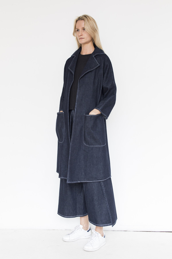 Shaina Mote Denim Swing Trench Shaina Mote Denim Swing Trench