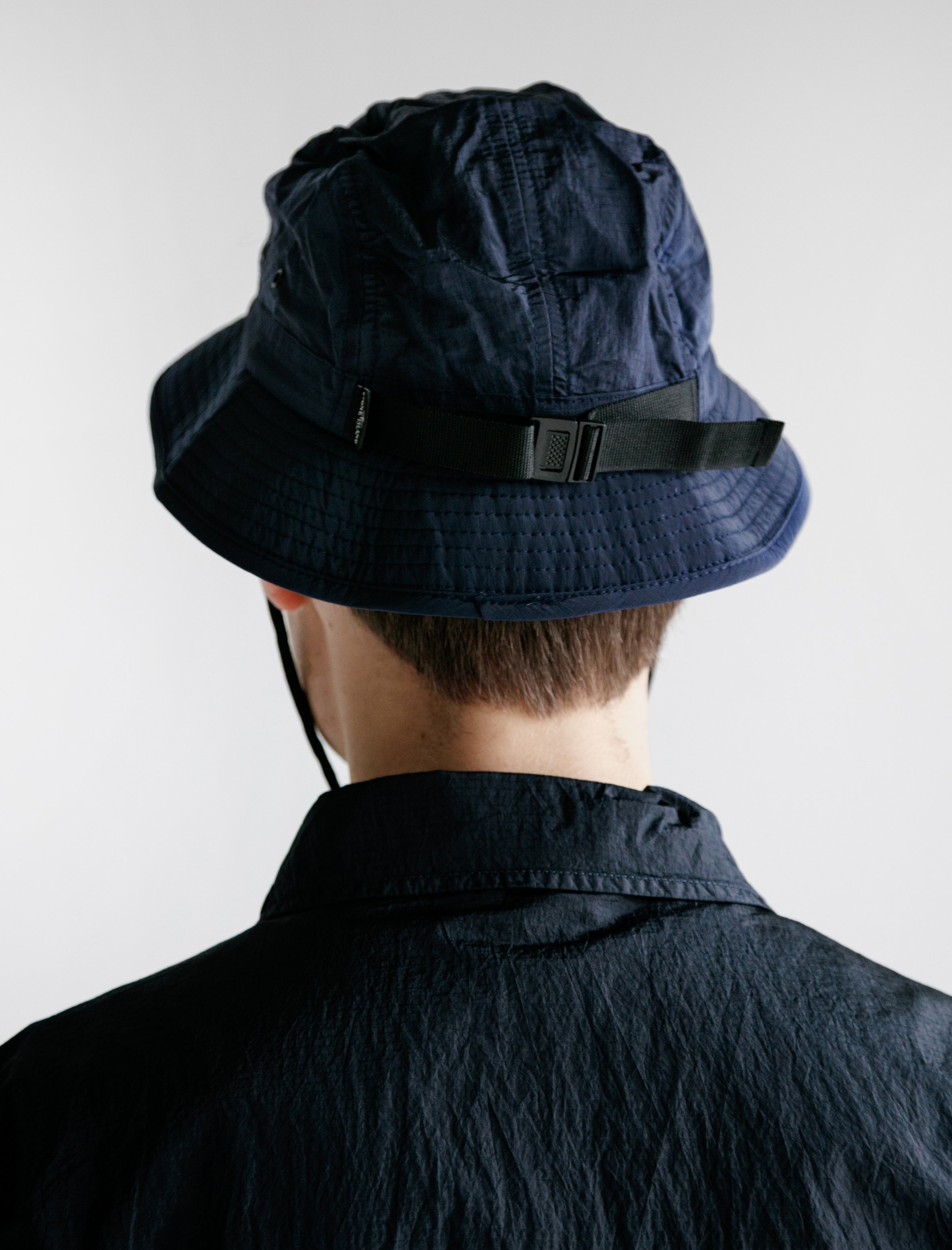 Stone Island Nylon Bucket Hat Blue Marine Garmentory