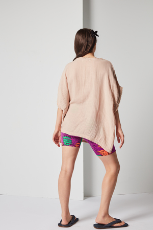 Black Crane Double Gauze Top Black Crane Double Gauze Top