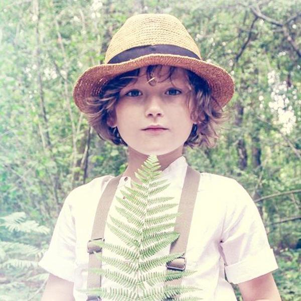 Kids Noro Georges Raffia Summer Hat - Mustard Yellow Kids Noro Georges Raffia Summer Hat - Mustard Yellow