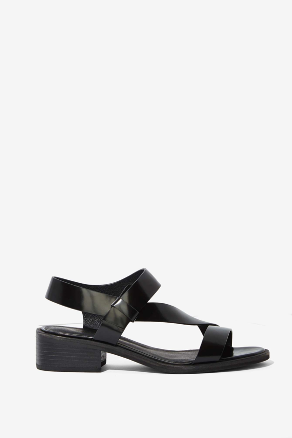 Intentionally Blank Box Leather Emmit Sandal - Black Intentionally Blank Box Leather Emmit Sandal - Black