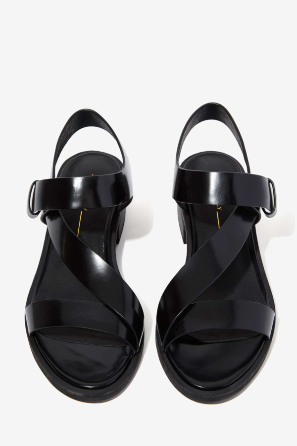 Intentionally Blank Box Leather Emmit Sandal - Black Intentionally Blank Box Leather Emmit Sandal - Black