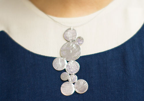 Dos Riberas Retro MOON Silver Pendant Necklace Dos Riberas Retro MOON Silver Pendant Necklace