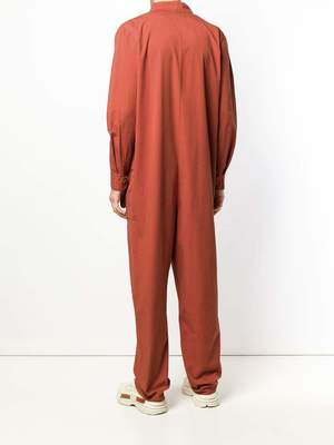 Men's Henrik Vibskov Coast Jumpsuit - Burnt Orange | Garmentory