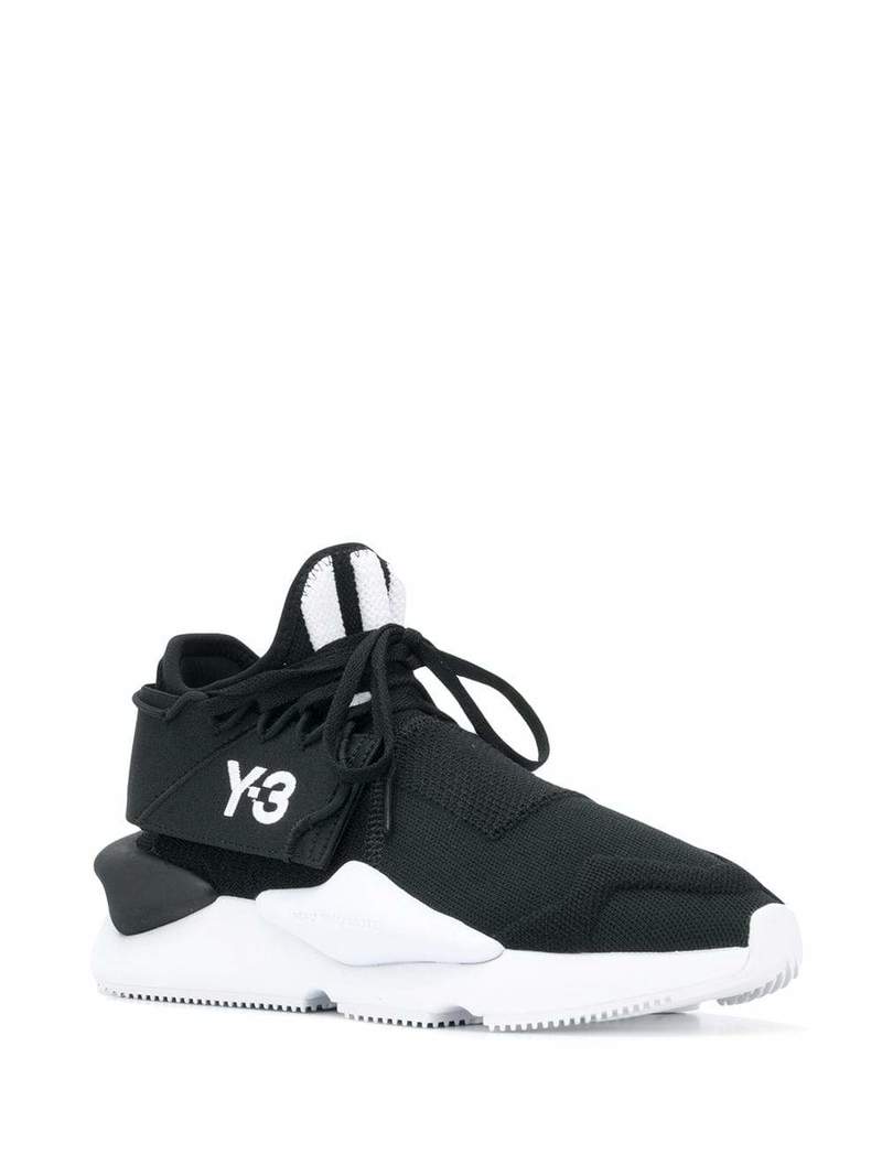 Men's Y-3 Kaiwa Knit Sneakers Black Garmentory