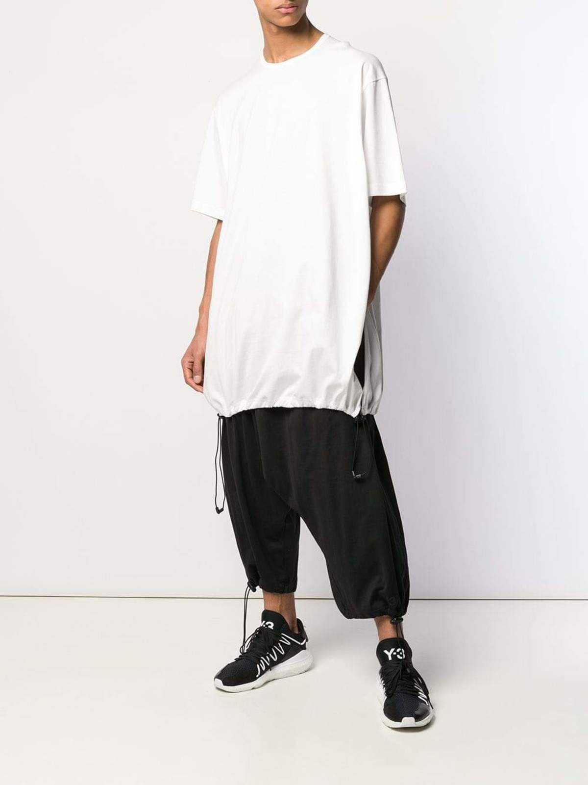 パンツ Y-3 U DRAWSTRING JERSEY 3/4 PANT Y-3 - U DRAWSTRING JERSEY 3/4 PANT BLACK | Garmentory