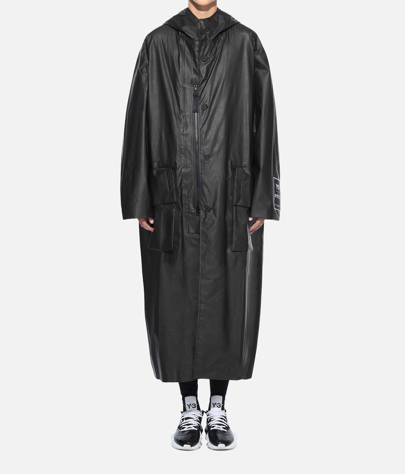 Y-3 Gore Tex Long Coat - Ash | Garmentory