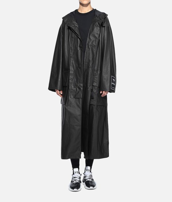 Y-3 Gore Tex Long Coat - Ash | Garmentory