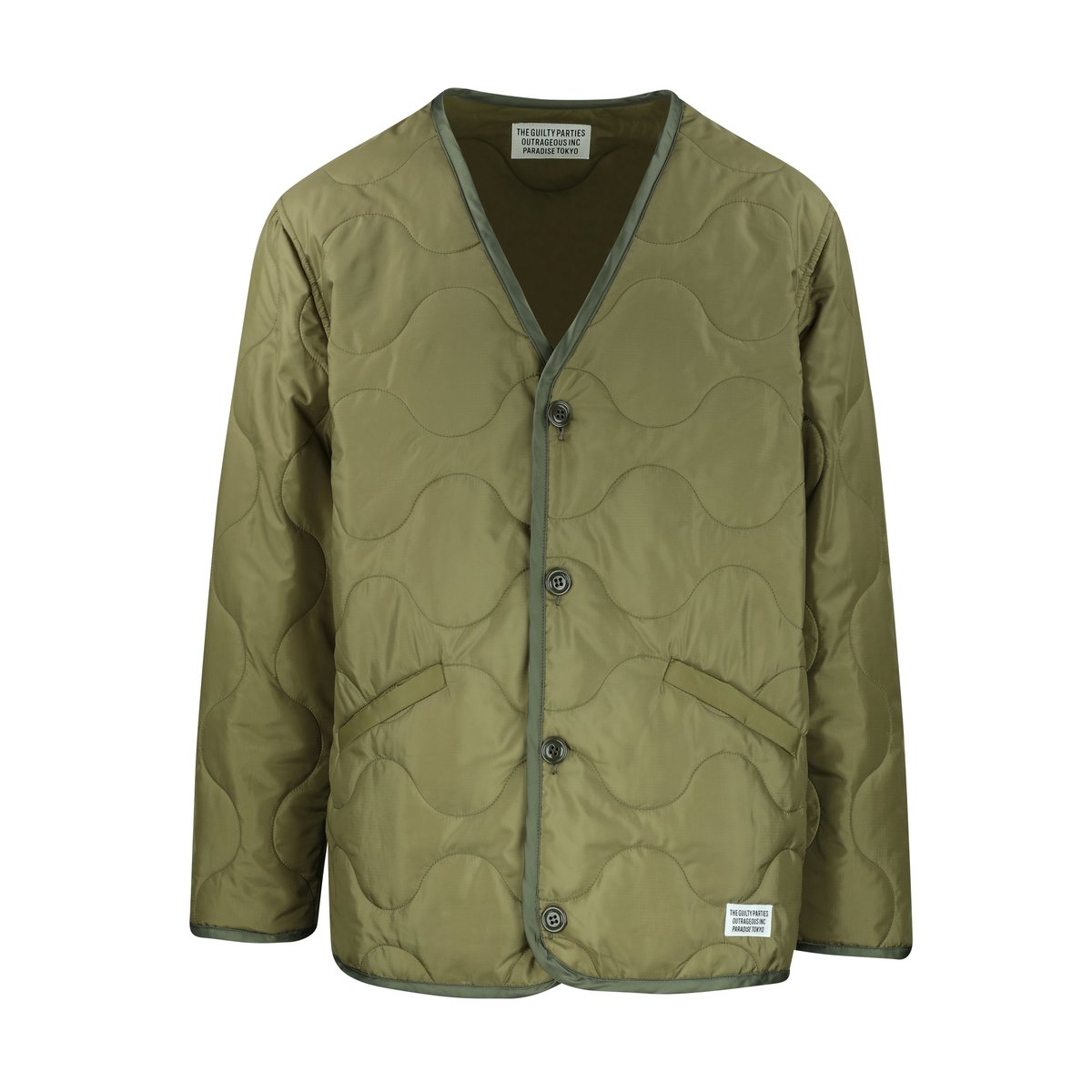 Wacko Maria Quilted Jacket Type-1 - Khaki | Garmentory Wacko Maria Quilted Jacket Type-1 - Khaki | Garmentory