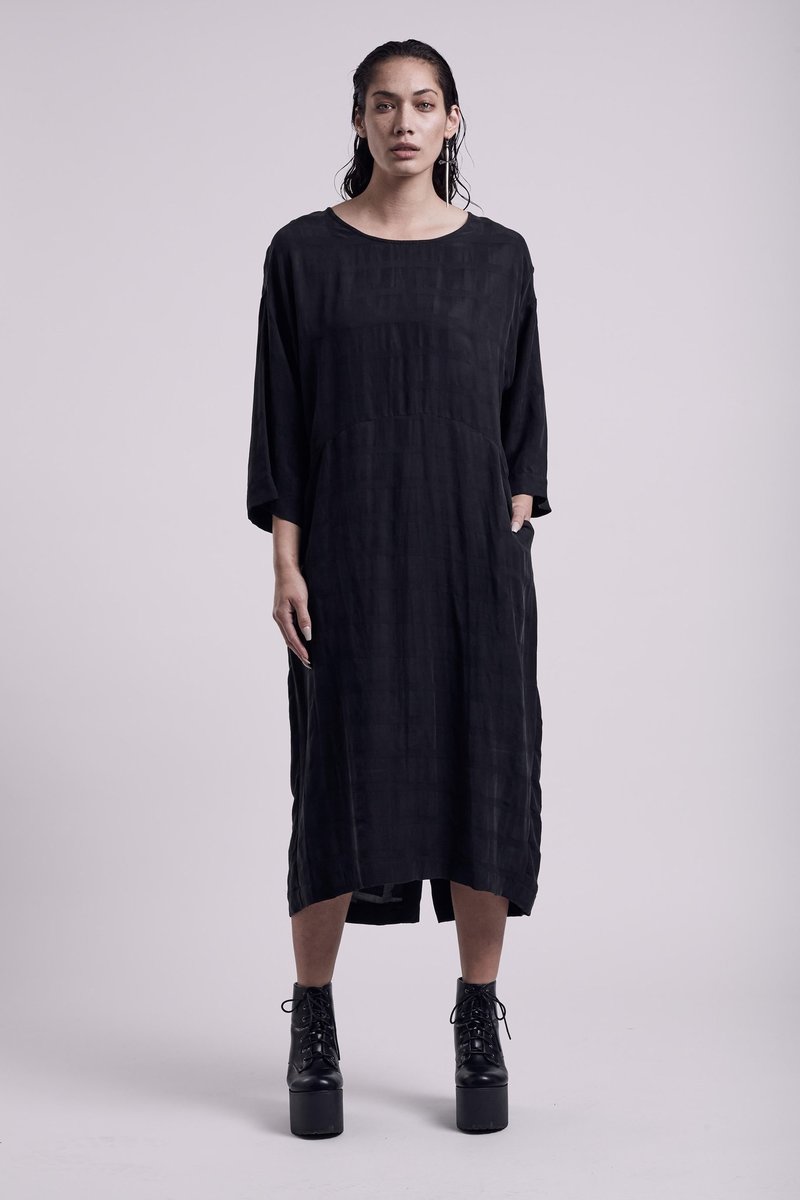 Jason Lingard Cocoon Dress - Black | Garmentory