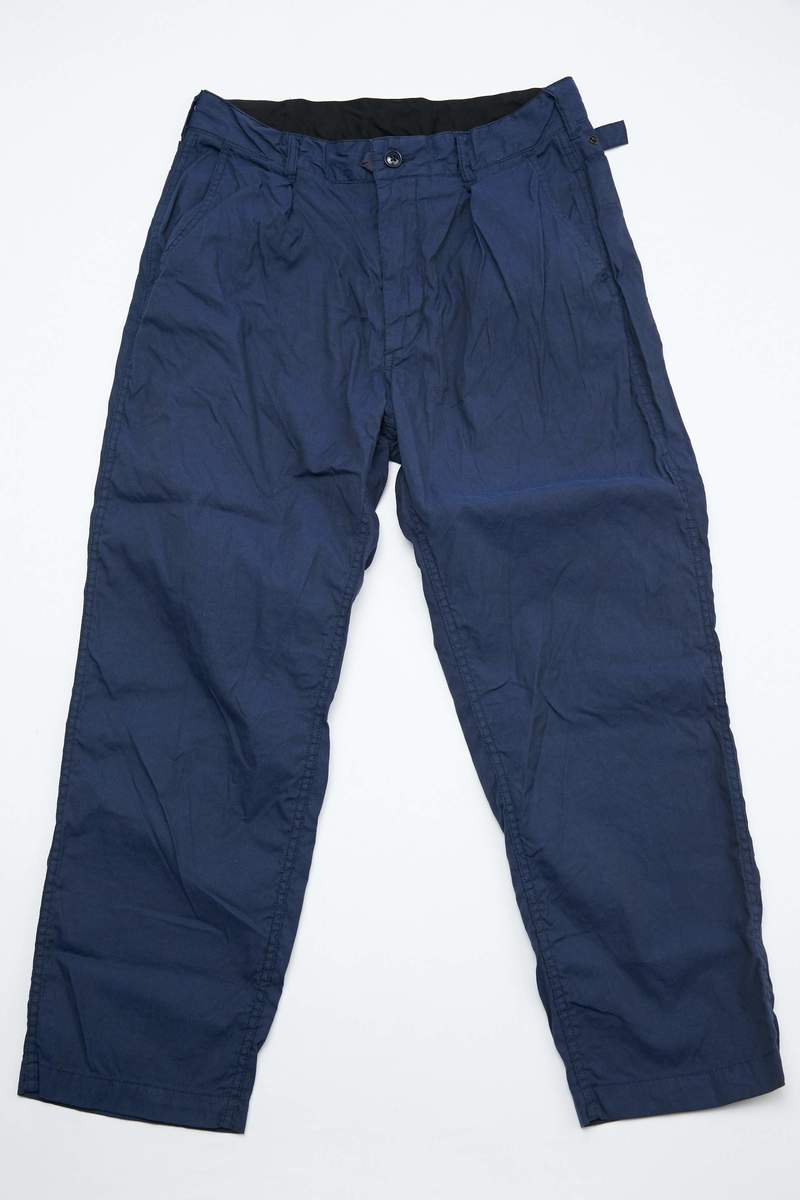 パンツ ENGINEERED GARMENTS Ground Pant Engineered Garments Cotton Cordlane Ground Pant - Navy | Garmentory