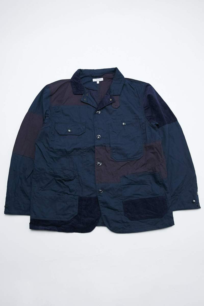 Engineered Garments 6.5oz Flat Twill Logger Jacket - Navy | Garmentory