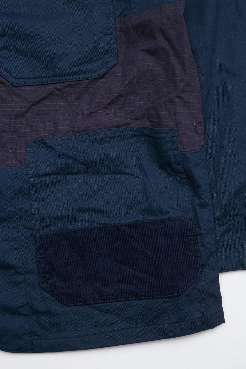 Engineered Garments 6.5oz Flat Twill Logger Jacket - Navy | Garmentory