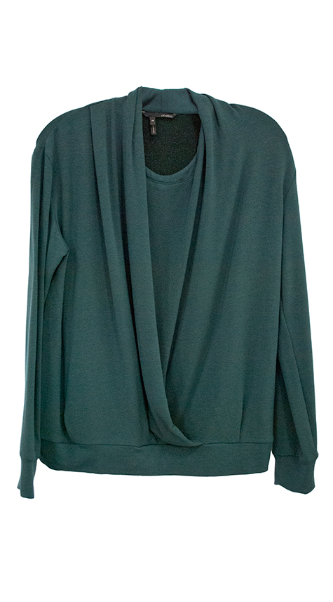 Obakki Draped Soft Knit Pullover Obakki Draped Soft Knit Pullover