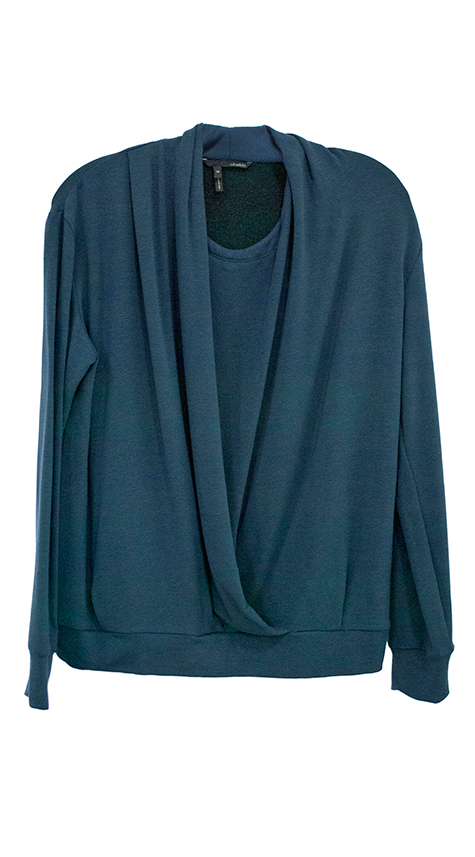 Obakki Draped Soft Knit Pullover Obakki Draped Soft Knit Pullover