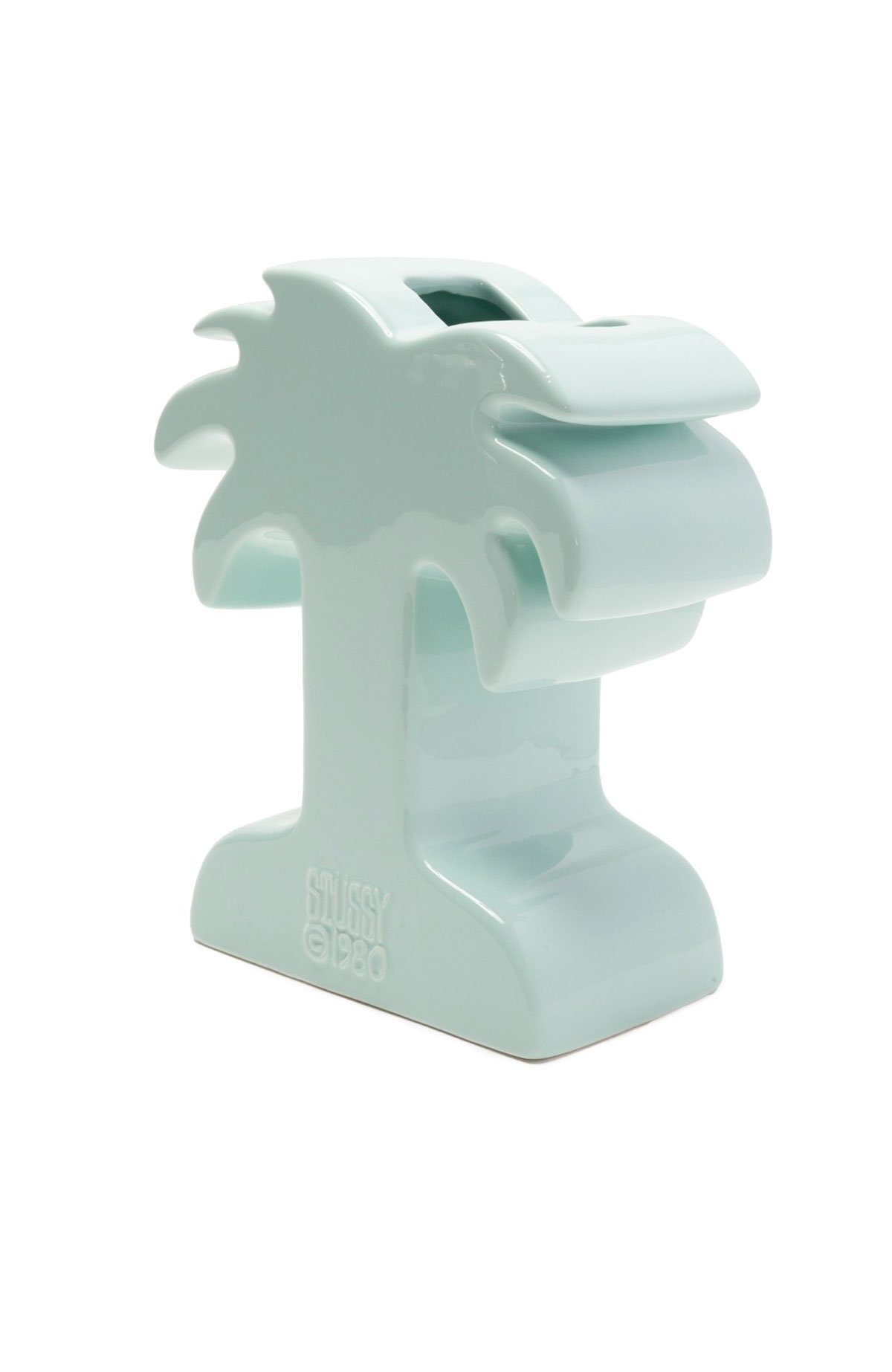 Stussy Palm Ceramic Vase - Seafoam | Garmentory