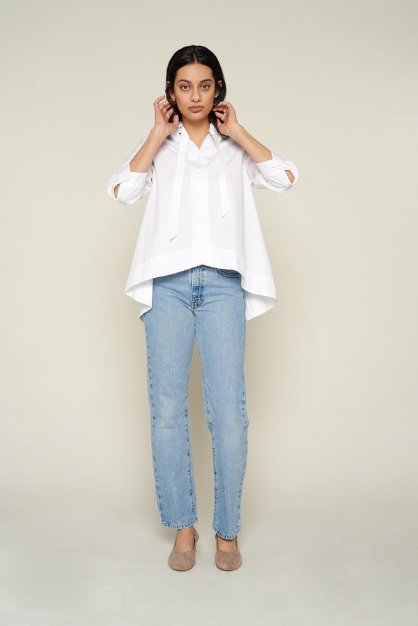 Grammar NYC The Preposition Shirt - White Grammar NYC The Preposition Shirt - White