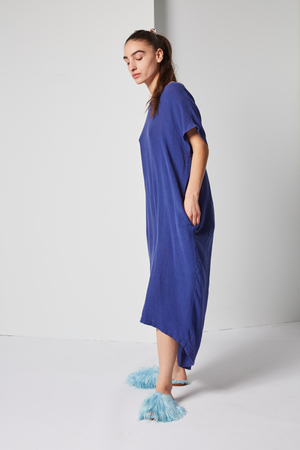 Black Crane Pleated Cocoon Dress Black Crane Pleated Cocoon Dress