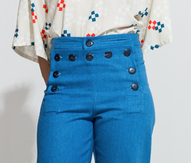 Nahanni Arntzen Daniel pants -blue denim Nahanni Arntzen Daniel pants -blue denim