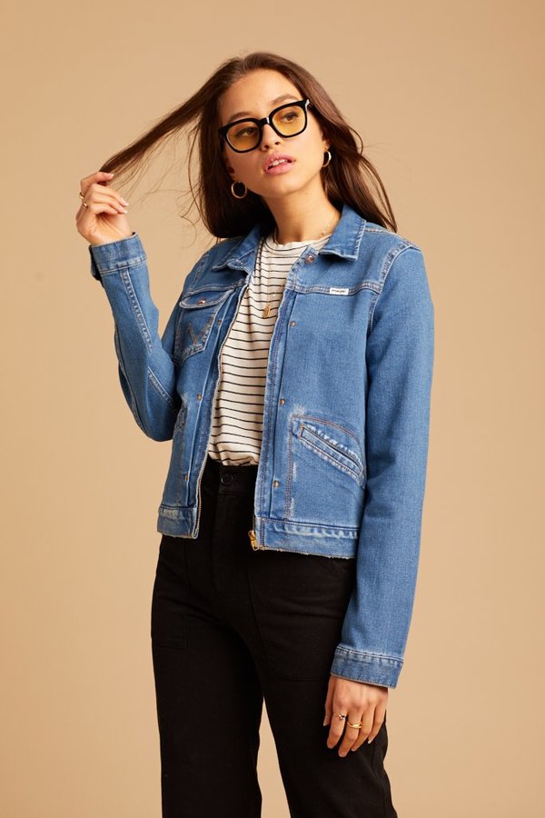 wrangler heritage denim jacket