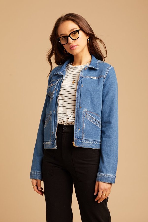 wrangler heritage denim jacket