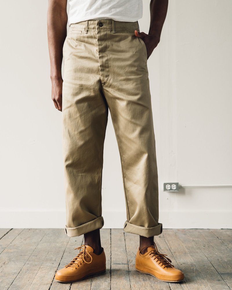 Orslow Vintage Fit Army Trousers - Khaki | Garmentory