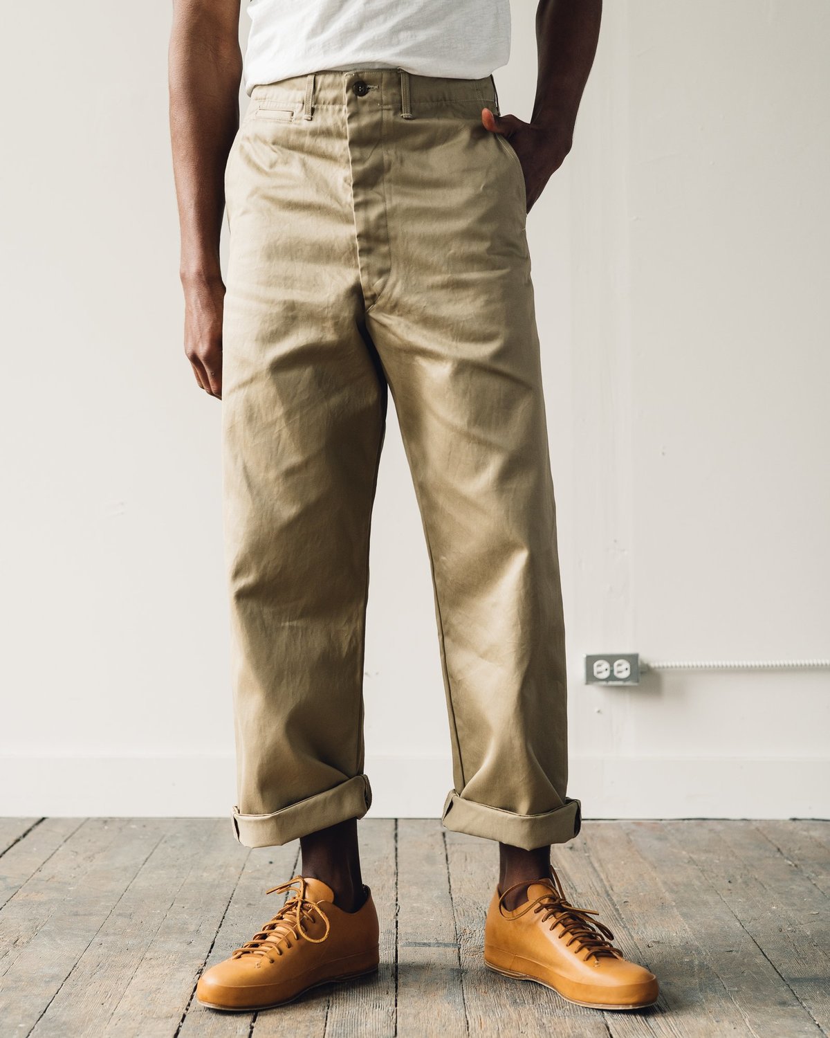 Orslow Vintage Fit Army Trousers - Khaki | Garmentory