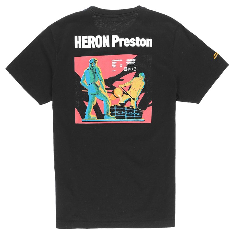 Heron Preston Metal Worker Short Sleeve T-Shirt - Black/Multi