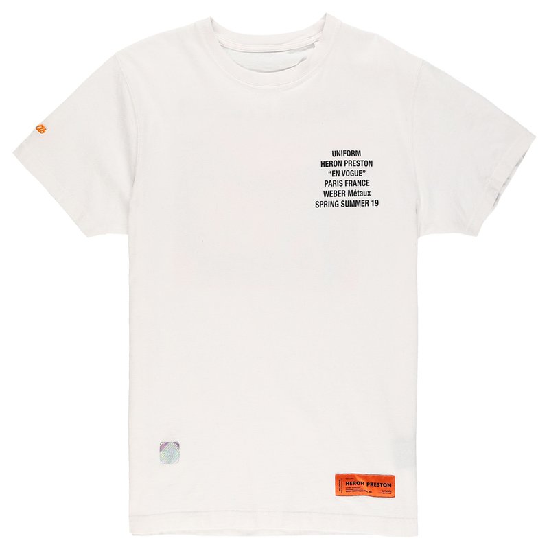 Heron Preston Metal Worker Short Sleeve T-Shirt - White/Multi