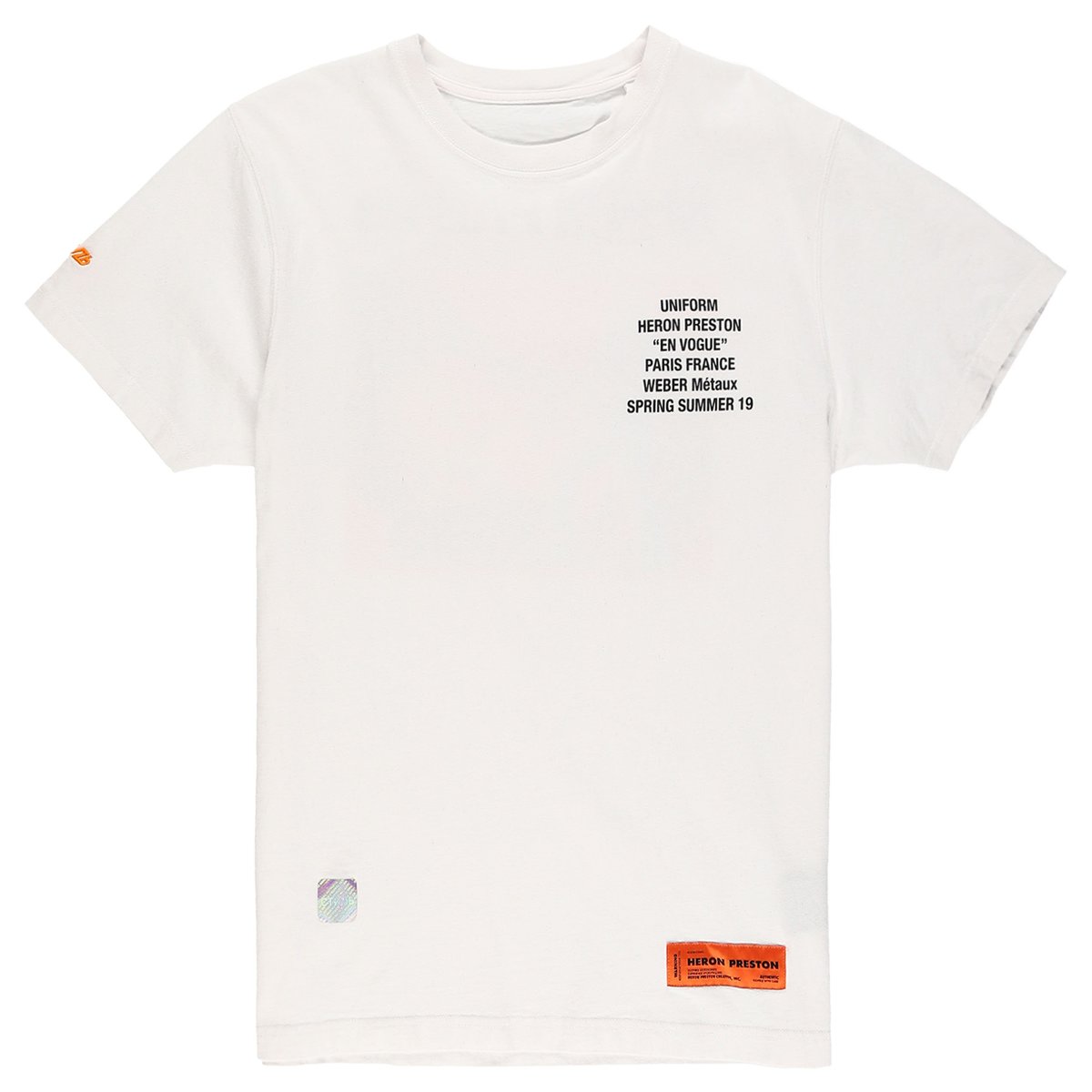 Heron Preston Metal Worker Short Sleeve T-Shirt - White/Multi