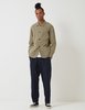 Portuguese Flannel Labura Cotton Workwear Jacket - Olive Green - Thumbnail 2