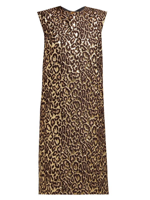 solid brown cheeta print dress Puff Sleeve Leopard Print Dress, Sizes 1X