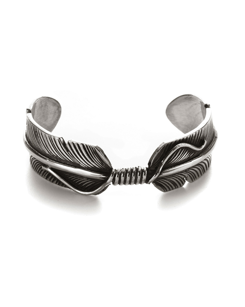 Pamela Love Feather Cuff in Antique Silver Pamela Love Feather Cuff in Antique Silver