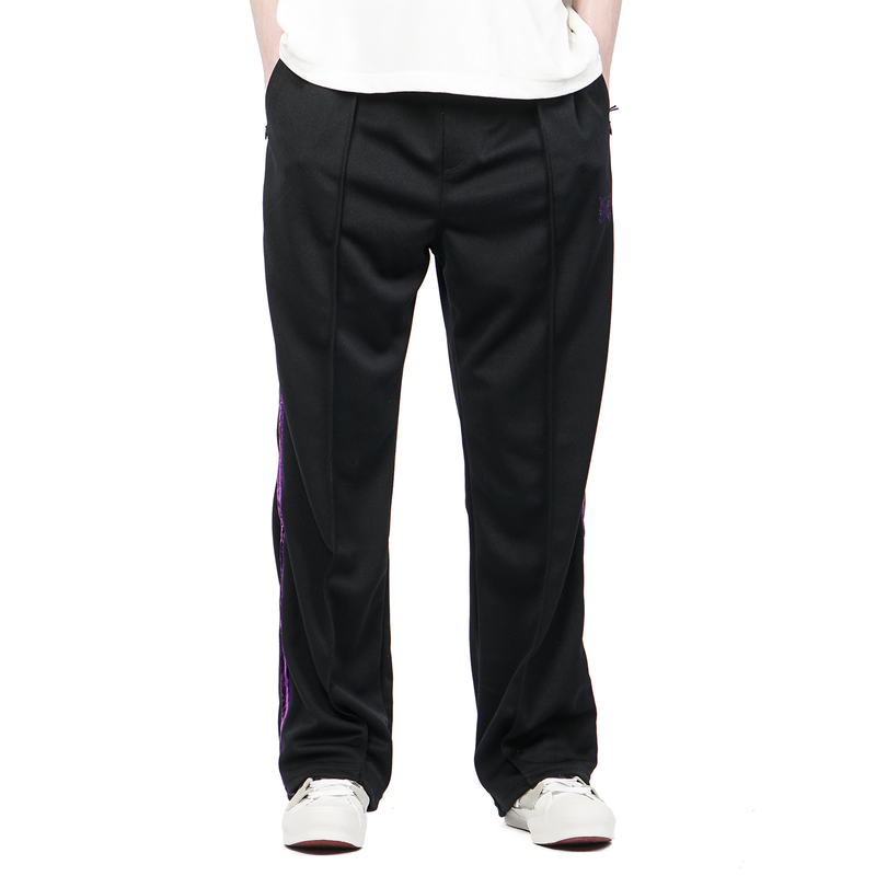 Needles SIDELINE CENTER SEAM PANT - Black | Garmentory