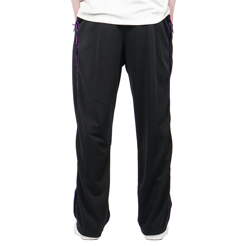 Needles SIDELINE CENTER SEAM PANT - Black | Garmentory