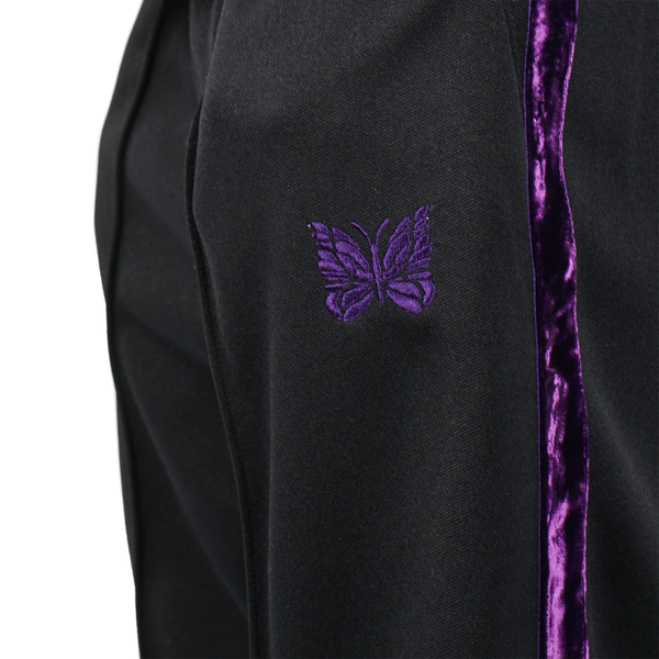 Needles SIDELINE CENTER SEAM PANT - Black | Garmentory