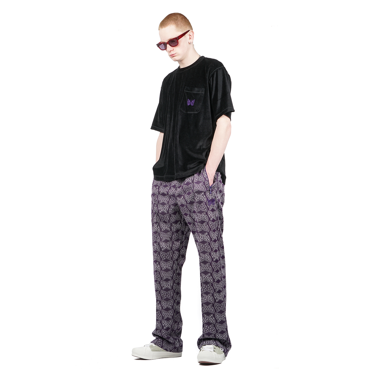 ニードルスTrack Pant-Papillon Poly Jq. サイズXS Needles TRACK PANT - Papillon | Garmentory