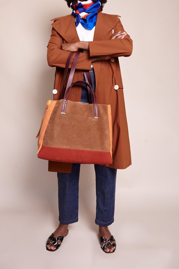 Jerome Dreyfuss Georges Large Shoulder Bag Caviar Tabac Garmentory