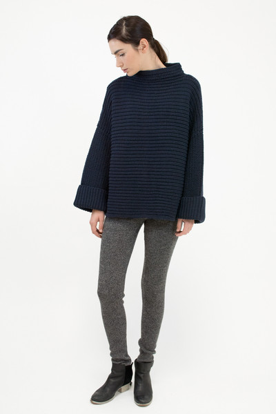 Micaela Greg Parallel Sweater - Blue Black Micaela Greg Parallel Sweater - Blue Black