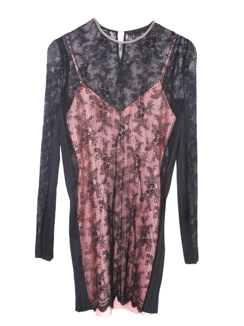 knee length dresses for ladies Alexander Wang Long Sleeve Dress 4025531 – trenbe main image 0